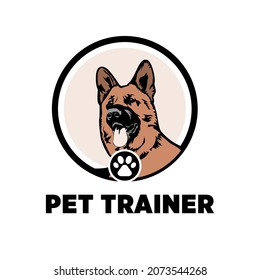 Illustration Vector Graphic of Dog Trainer logo design