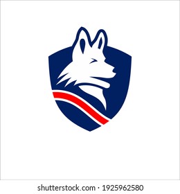 Illustration vector graphic of dog training concept Logo Design template