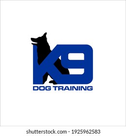 Illustration vector graphic of dog training concept Logo Design template