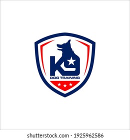 Illustration vector graphic of dog training concept Logo Design template