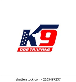 Ilustración vectorial gráfico del concepto de entrenamiento de perros Modelo de diseño de logotipos