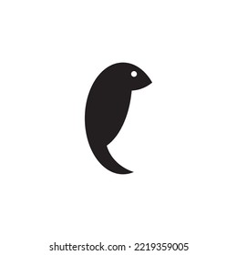 illustration vector graphic of dolphin or bird.