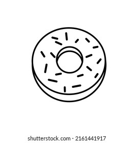 Illustration vector graphic of donat