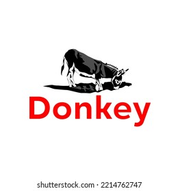 Illustration Vector Graphic of Donkey logo design
