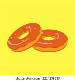Gráfico vectorial de ilustraciones de donuts
