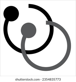 Ilustración vectorial gráfico de descarga, datos, carga, enlace, web, teléfono, nube, compartir, conectar, icono