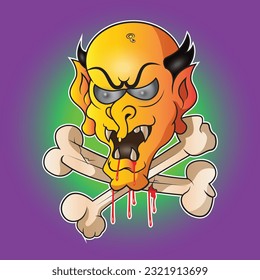 Vektorgrafik des Drachenkopfes