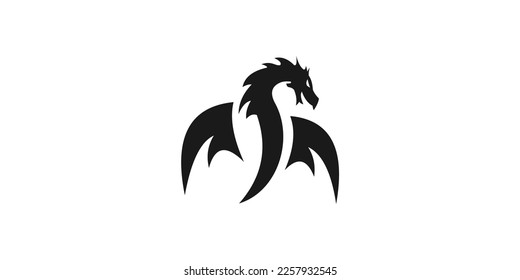 illustration vector graphic of dragon