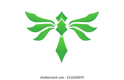 Illustration vector graphic of dragonfly and arrow.