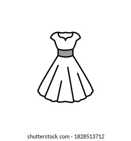 Illustration Vector graphic of dressed icon
