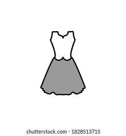 Illustration Vector graphic of dressed icon