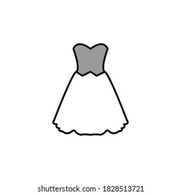 Illustration Vector graphic of dressed icon