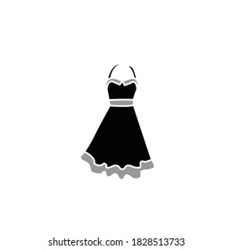 Ilustración Gráfica vectorial del icono vestido