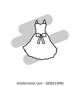 Illustration Vector graphic of dressed icon