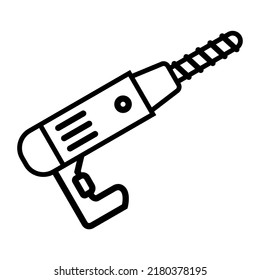 Illustration Vector Graphic of drill tool, work equipment icon