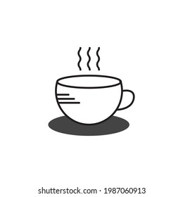 Illustration vector graphic of drinking glass. Tea or coffe Cup Icon,  Cup Icons, Tea or coffe Icons transparent. 
