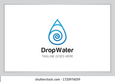 illustration vector graphic of drop water logo and icon good for liquid , plumbing, oil, water icon