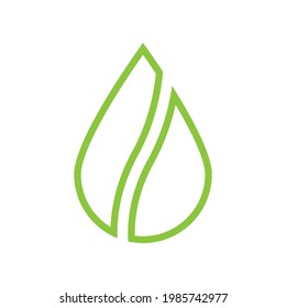Ilustración Gráfico vectorial del diseño de semillas de agua de gota y café