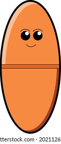 Illustration vector Graphic of drug with emoticon good for pharmacy, medicine, hospital or health