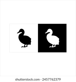 Illustration vector graphic of duck icon