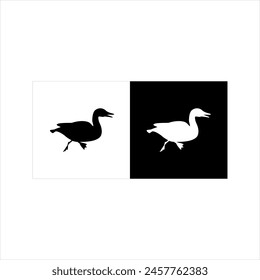 Illustration vector graphic of duck icon