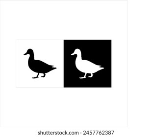 Illustration vector graphic of duck icon