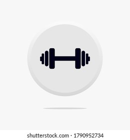 Illustration vector graphic of dumbbell icon