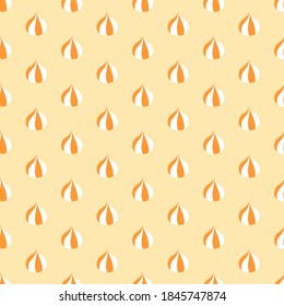 Vektorgrafik von Knödelkäse, nahtloses Muster
