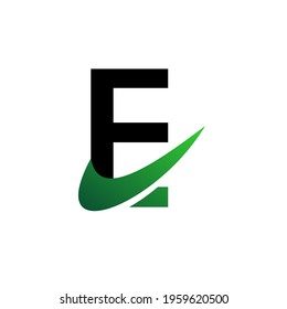 Illustration Vector Graphic of E Letter With Aerial Concept. Perfect to use for Technology Company
