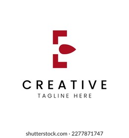 Illustration vector graphic of E Letter Mark Logo, perfect for business, branding and marketing
