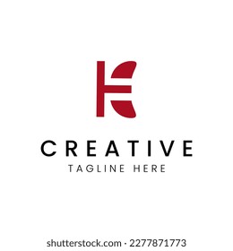 Illustration vector graphic of E Letter Mark Logo, perfect for business, branding and marketing