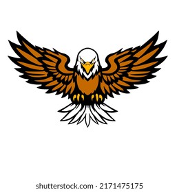 Gráfico vectorial de ilustración de ave águila