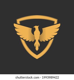 Illustration Vector Graphic of Eagle Emblem Logo. Perfect to use for Technology Company