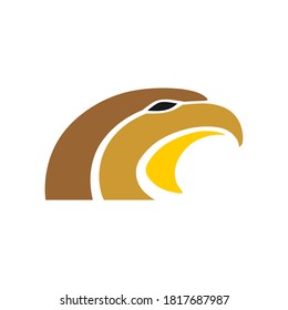 illustration vector graphic of eagle head logo or icon