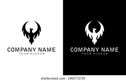 Illustration vector graphic of Eagle icon logo design vector template