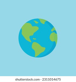 Illustration vector graphic of earth's modern icon on a plain background. perfect for use,
environmental posters, websites, mascots, t-shirt designs, posters, or those related to the environment and t