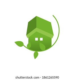 Illustration Vector Graphic of Eco Building Logo
