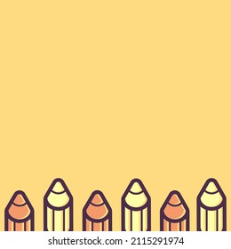 Illustration vector graphic of educational background fit for learning media background