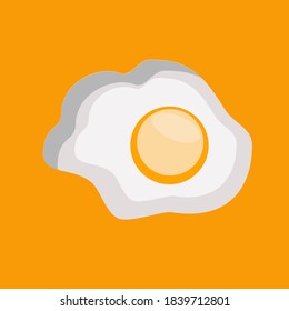 illustration vector graphic of egg desidn. good for food product, etc.