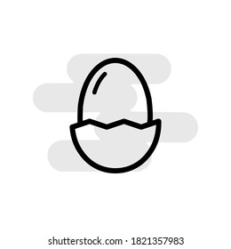 
Ilustración Gráfico vectorial del icono del huevo