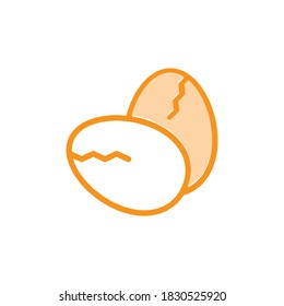 Illustration Vector graphic of egg icon template