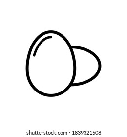 
Illustration Vector graphic of  egg icon
