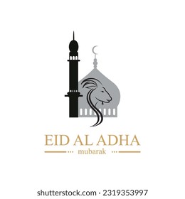 Vektorgrafik von eid-al-adha Logo-Design