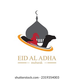 Vektorgrafik von eid-al-adha Logo-Design