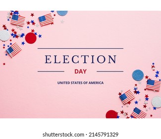 illustration vector graphic of election day united state of america perfect for election day, American holidays, celebrations