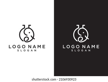 illustration vector graphic of elephant and lab
fit for nutrition products, etc.