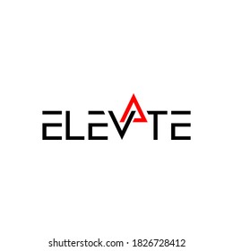 
Illustration Vector Graphic Of Elevate Text Design