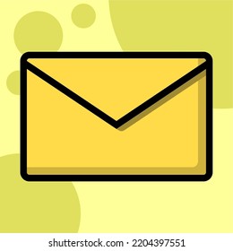 Ilustración Vector Gráfico de mensajes de correo electrónico, correo, icono de sobre