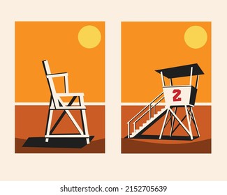 illustration vector graphic of the endless summer,vintage design,suitable for background,banner,poster,etc.
