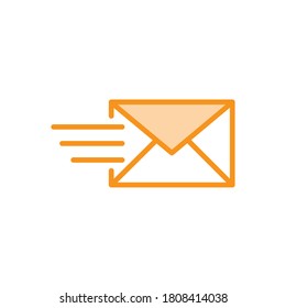 Ilustración Vector gráfico del icono de sobre. Apto para carta, correo electrónico, correspondencia, correo, buzón, etc.